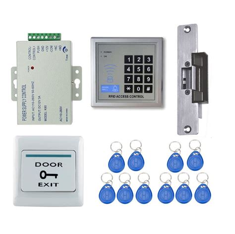 full rfid door access control system kit set|rfid door entry system.